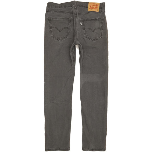 Levi's 502 Men Grey Tapered Regular Stretch Jeans W34 L31