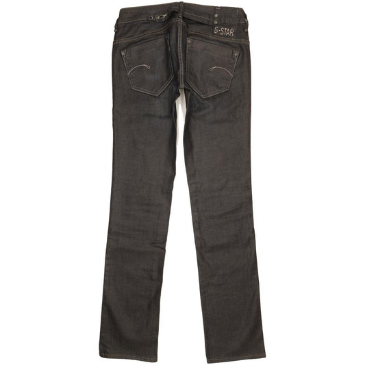G-Star Midge Women Navy Straight Slim Stretch Jeans W30 L33
