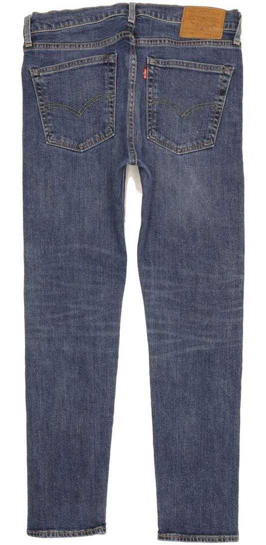 Levi's 510 Men Blue Skinny Slim Stretch Jeans W32 L29