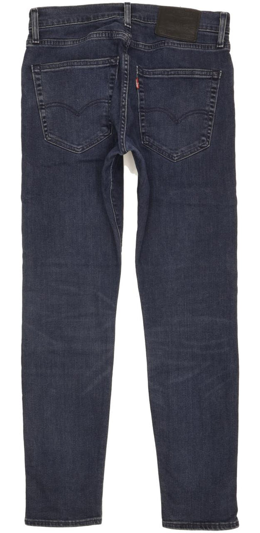 Levi's 512 Men Navy Tapered Slim Stretch Jeans W30 L30
