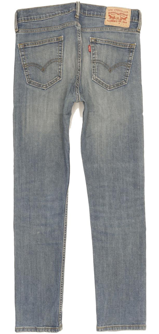 Levi's 511 Men Blue Straight Slim Stretch Jeans W30 L30