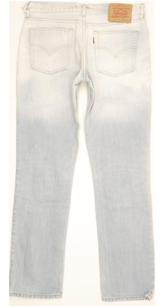 Levi's 546 Women Blue Straight Slim Jeans W30 L31