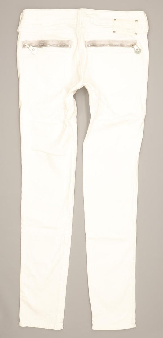 Diesel Clush 008AC Women White Skinny Slim Stretch Jeans W29 L31