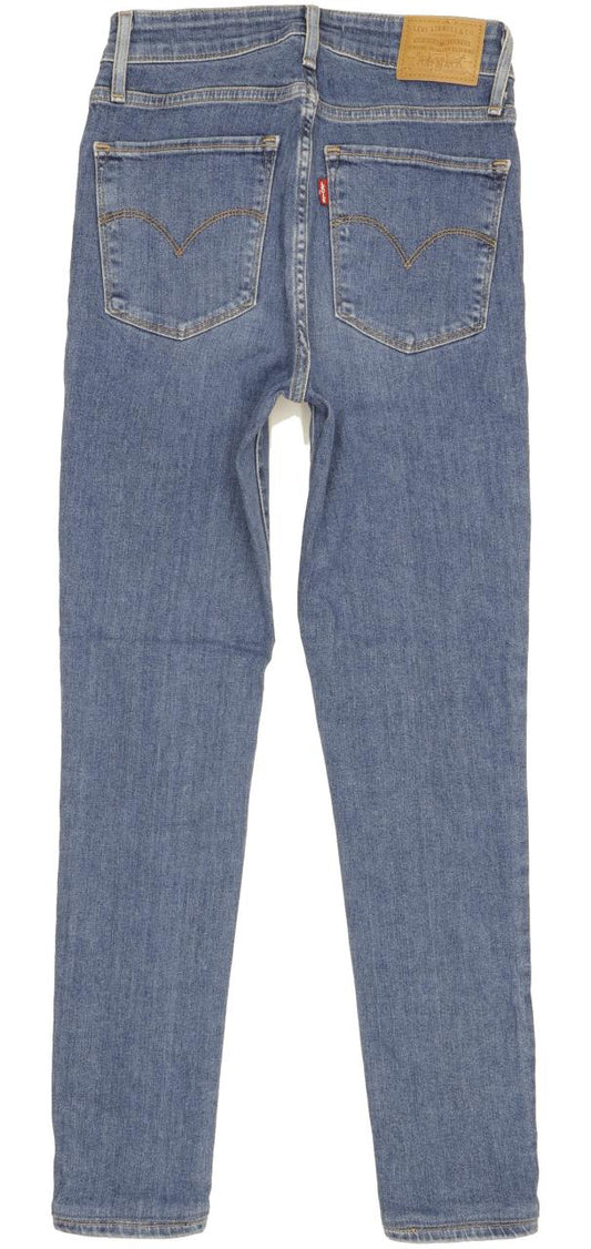 Levi's 721 Women Blue Skinny Slim Stretch Jeans W26 L27