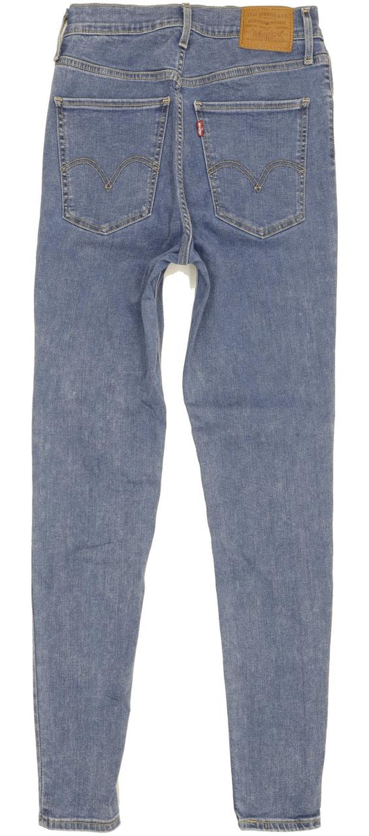 Levi's Mile Blue Skinny Slim Stretch Jeans High Waisted W29 L30