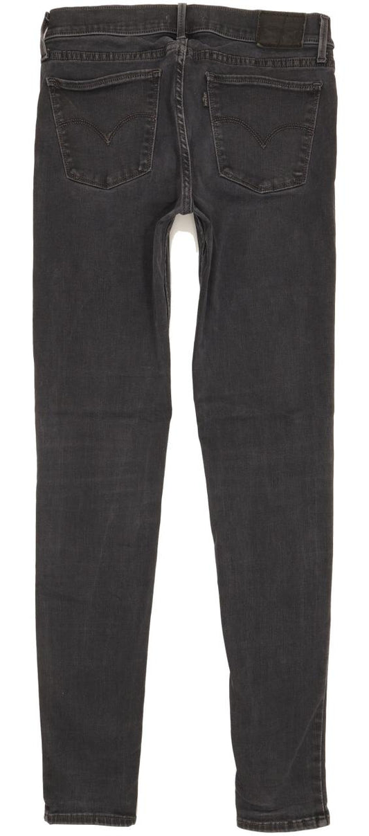 Levi's 710 Super Women Navy Skinny Slim Stretch Jeans W29 L32