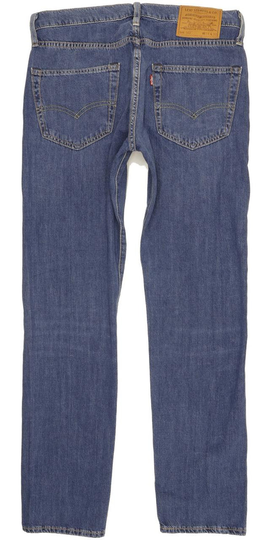 Levi's 502 Men Blue Tapered Regular Stretch Jeans W29 L31