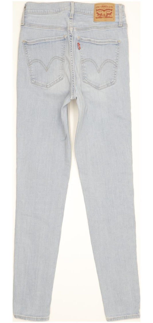 Levi's Mile Blue Skinny Slim Stretch Jeans High Waisted W27 L30