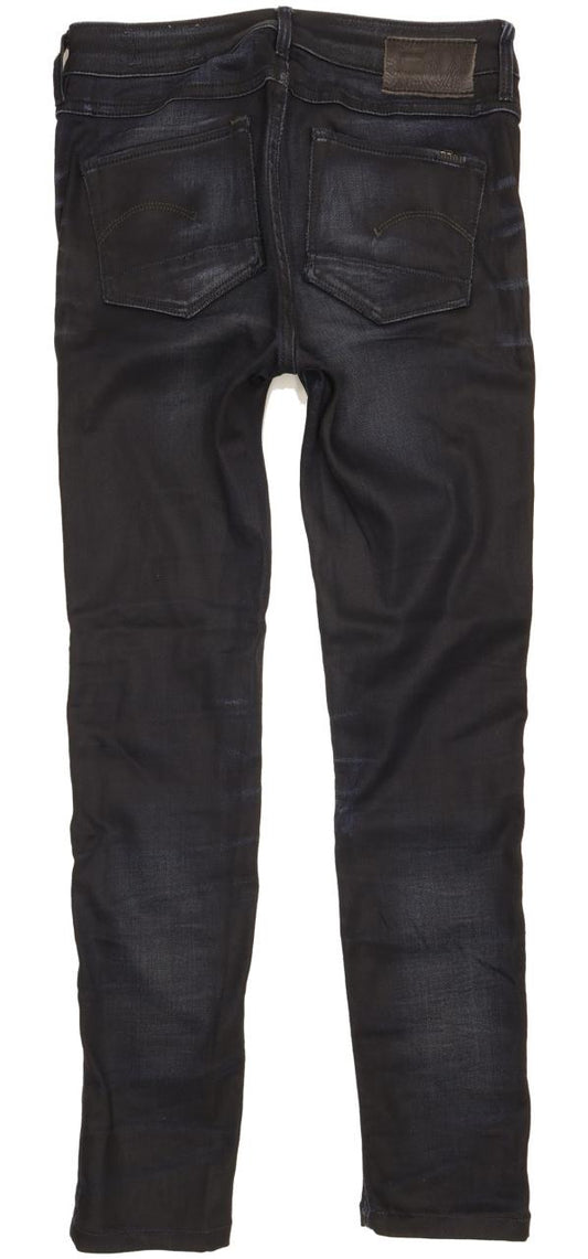 G-Star 3301 Contour Women Navy Skinny Slim Stretch Jeans W26 L28