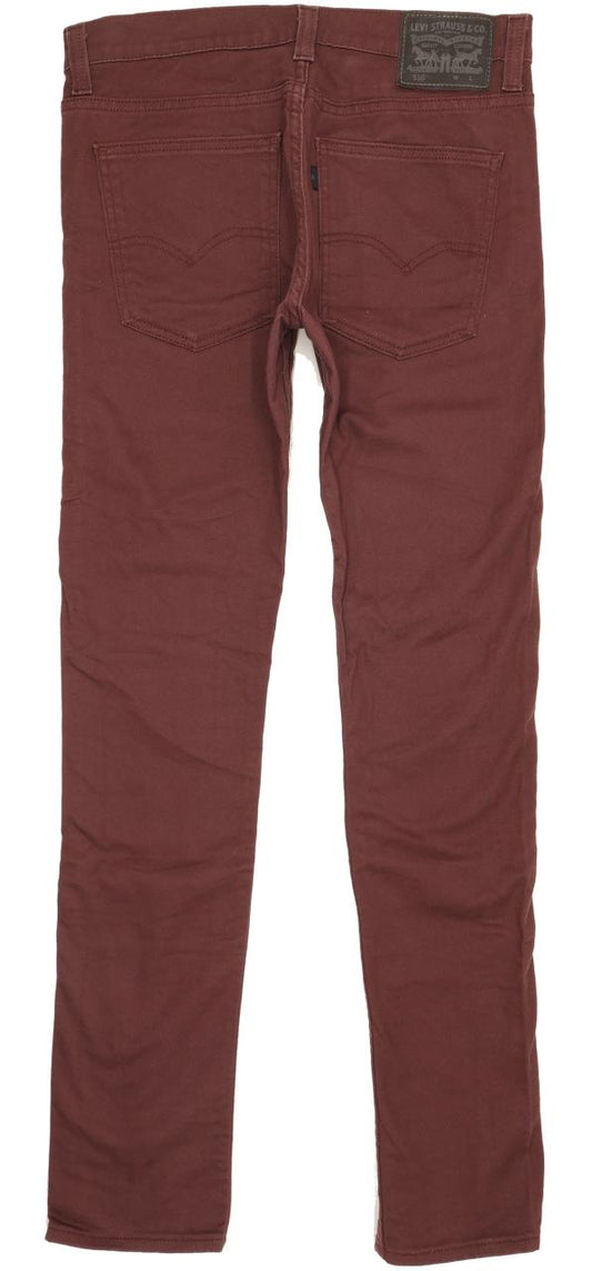 Levi's 510 Men Purple Skinny Slim Stretch Jeans W32 L33