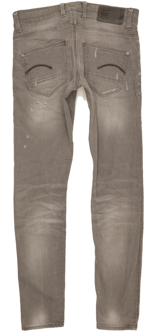 G-Star Revend Men Grey Skinny Slim Stretch Jeans W31 L32