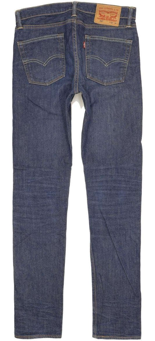 Levi's 510 Men Blue Skinny Slim Stretch Jeans W30 L34
