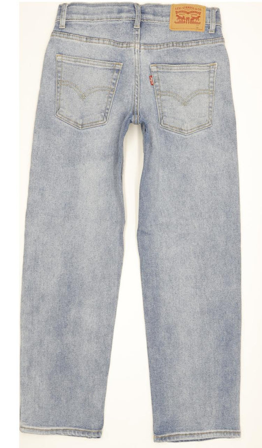 Levi's Kids Blue Tapered Loose Stretch Jeans W26 L27