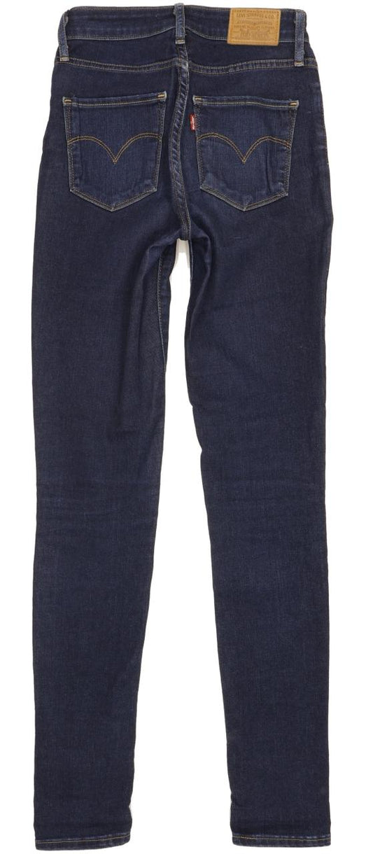 Levi's 712 Women Blue Skinny Slim Stretch Jeans W24 L32