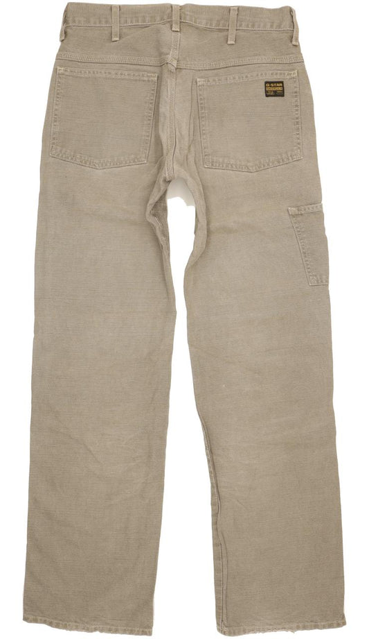 G-Star Worker Men Grey Straight Regular Jeans W30 L33