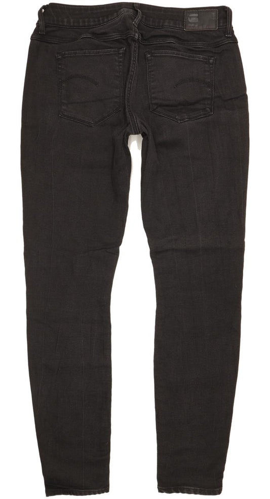 G-Star 3301 Deconst Women Black Skinny Slim Stretch Jeans W29 L29
