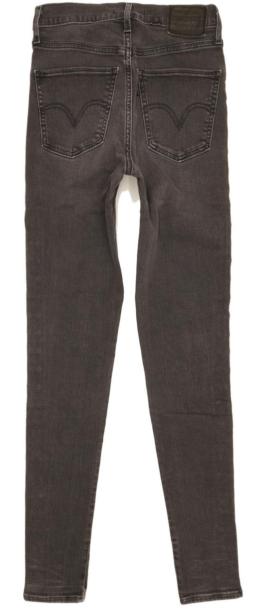 Levi's Mile Women Charcoal Skinny Slim Stretch Jeans W26 L30