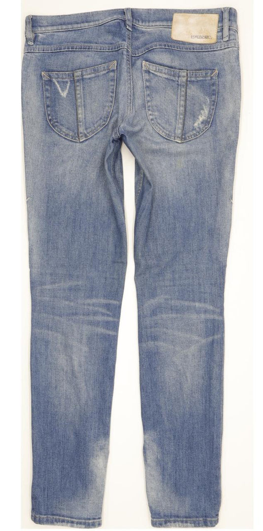 Diesel Zivy Ankle 008NM Women Blue Skinny Slim Stretch Jeans W29 L34