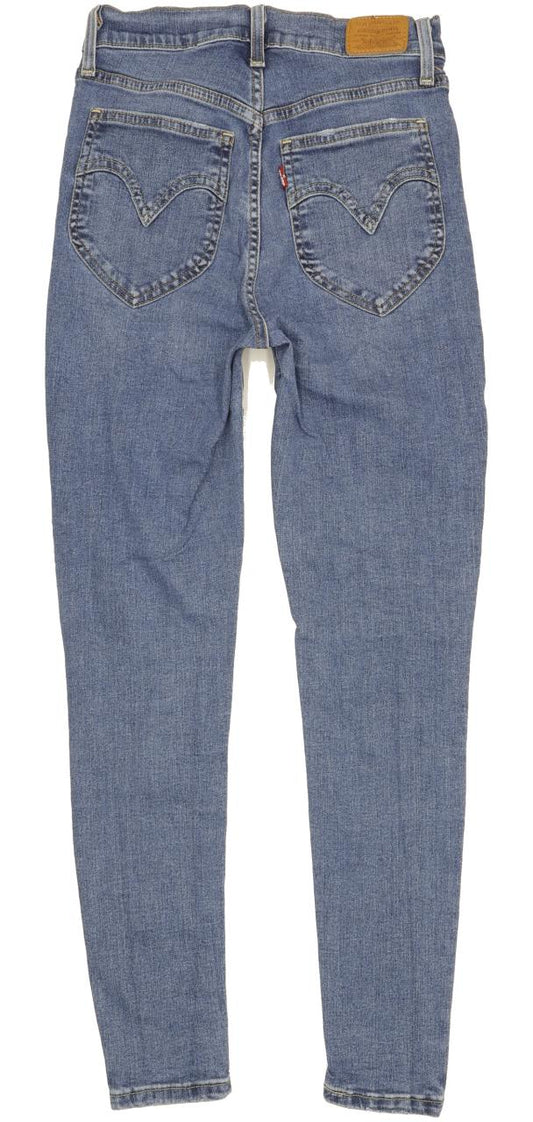 Levi's Retro Women Blue Skinny Regular Stretch Jeans W26 L28