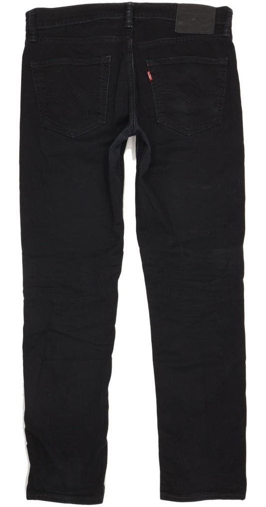 Levi's 511 Men Black Straight Slim Stretch Jeans W32 L32