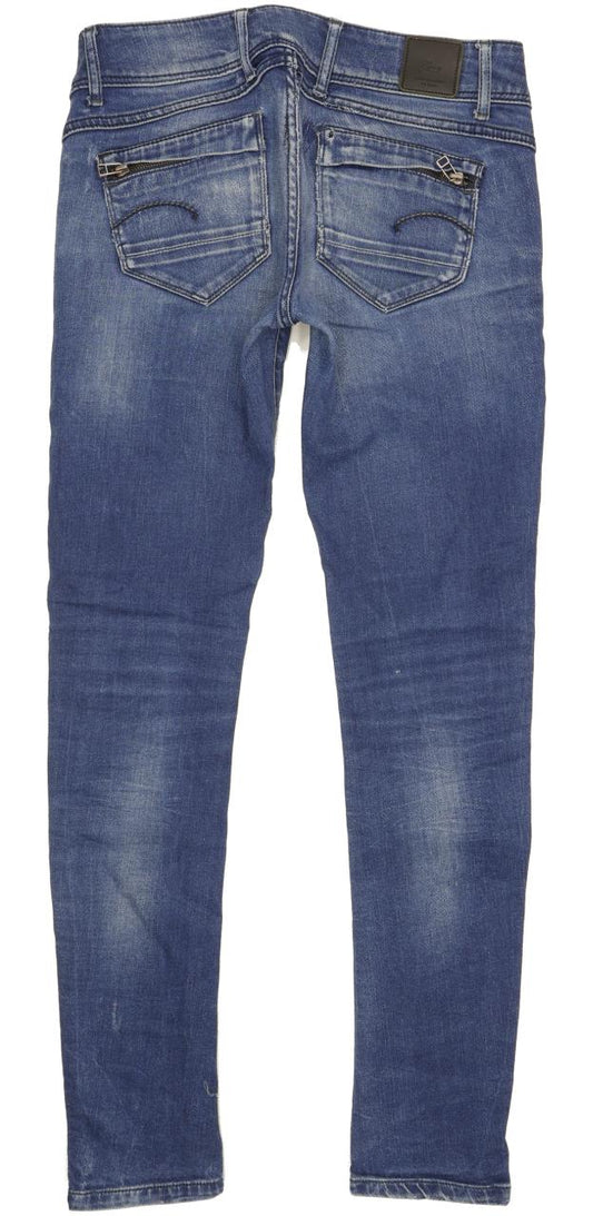 G-Star Midge Cody Women Blue Skinny Slim Stretch Jeans W28 L31