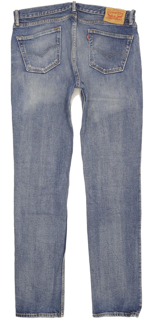 Levi's 511 Men Blue Straight Slim Stretch Jeans W34 L34
