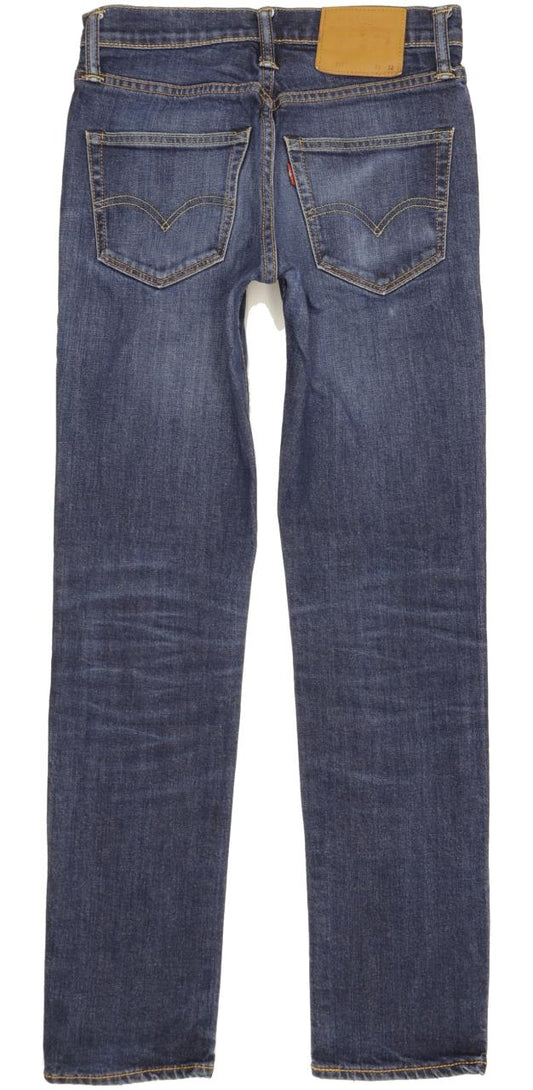 Levi's 511 Men Blue Straight Slim Jeans W28 L31