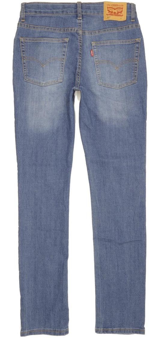 Levi's 512 Kids Blue Tapered Slim Stretch Jeans W28 L31
