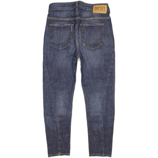 Diesel D-Fayza Men Blue Skinny Loose Boyfriend Stretch Jeans W26 L32