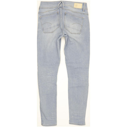 G-Star Lynn Women Blue Skinny Slim Stretch Jeans W28 L30