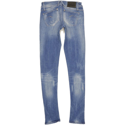 G-Star Lynn Women Blue Skinny Slim Stretch Jeans W27 L35