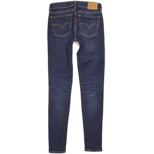 Levi's 710 Super Women Blue Skinny Slim Stretch Jeans W26 L30