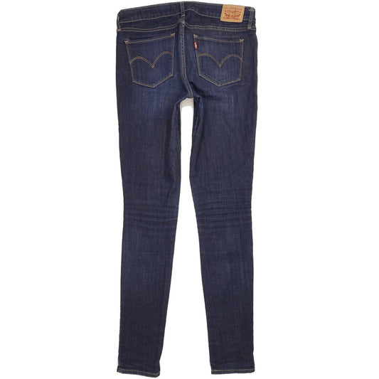 Levi's 711 Women Blue Skinny Slim Stretch Jeans W29 L34