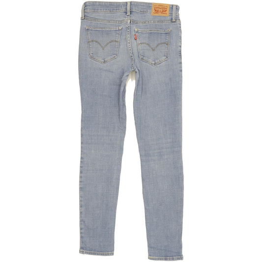 Levi's 711 Women Blue Skinny Slim Stretch Jeans W27 L29