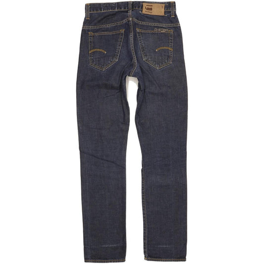 G-Star 3301 Men Blue Straight Slim Stretch Jeans W28 L32