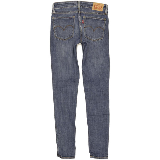 Levi's 711 Women Blue Skinny Slim Stretch Jeans W26 L30