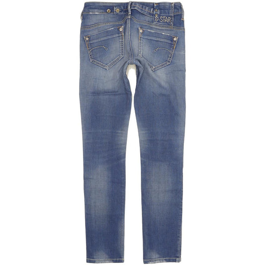 G-Star Midge Women Blue Skinny Slim Stretch Jeans W26 L31
