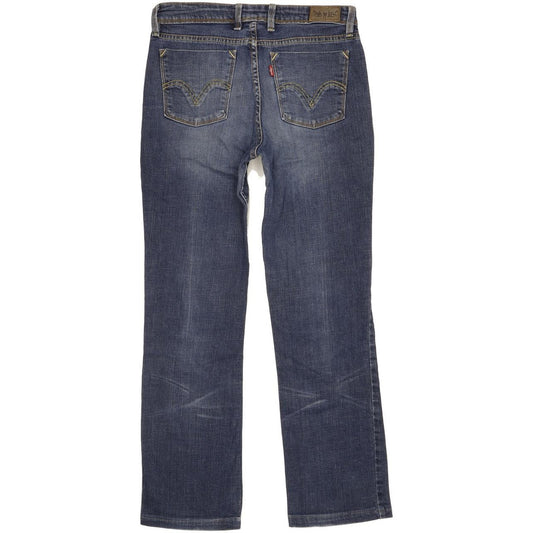 Levi's 627 Women Blue Straight Slim Stretch Jeans W31 L29