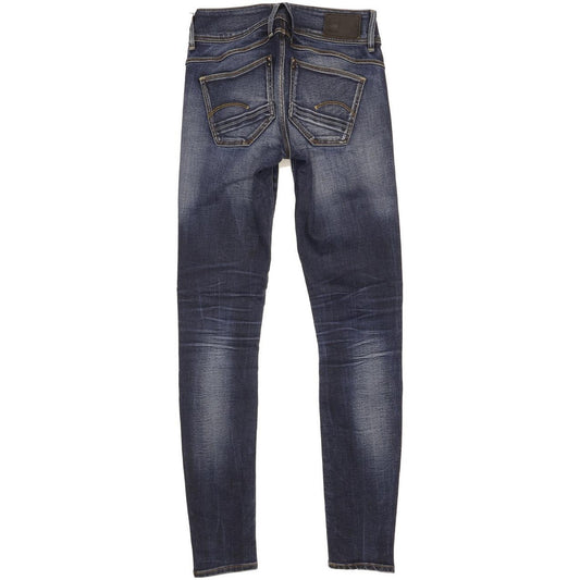 G-Star Lynn Women Blue Skinny Slim Stretch Jeans W24 L29