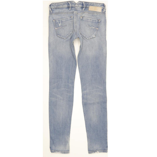 Diesel Cherick 008NM Women Blue Tapered Slim Stretch Jeans W25 L30