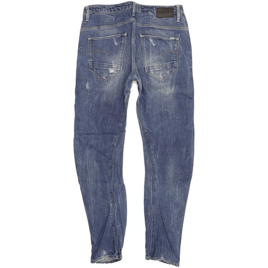 G-Star Arc 3D Women Blue Tapered Loose Boyfriend Jeans W25 L32