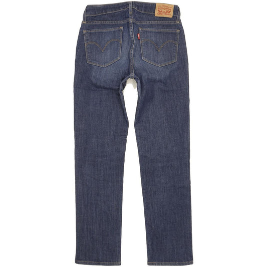 Levi's 712 Women Blue Straight Slim Stretch Jeans W27 L29