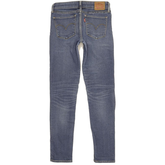 Levi's 711 Women Blue Skinny Slim Stretch Jeans W26 L29