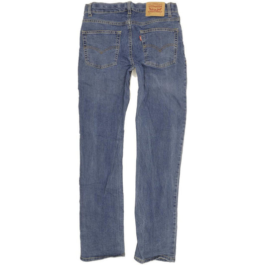 Levi's 511 Kids Blue Straight Slim Stretch Jeans W26 L29