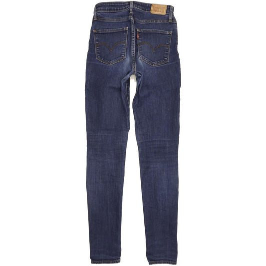 Levi's 721 Women Blue Skinny Slim Stretch Jeans W26 L32
