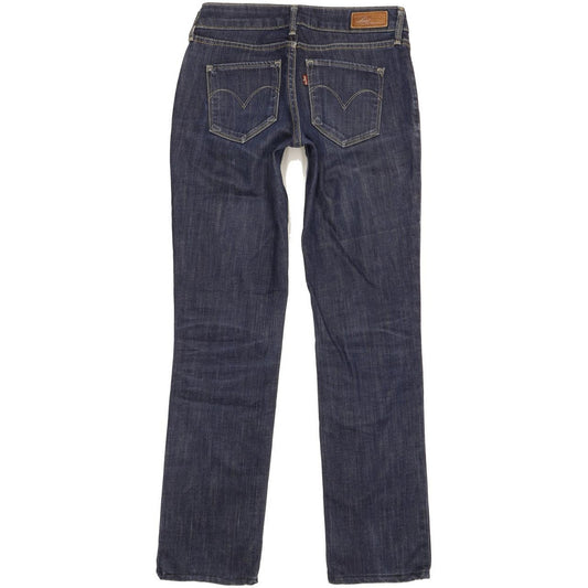 Levi's Bold Curve Women Blue Straight Slim Stretch Jeans W26 L29