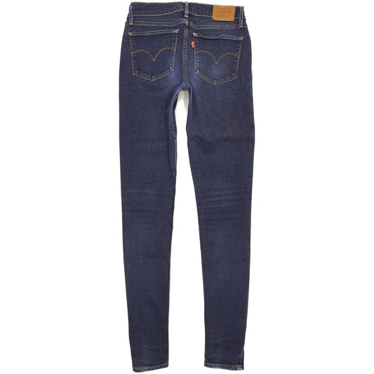 Levi's 710 Super Women Blue Skinny Slim Stretch Jeans W26 L31