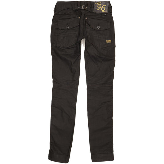 G-Star Elwood Heritage Women Black Skinny Slim Stretch Jeans W26 L34