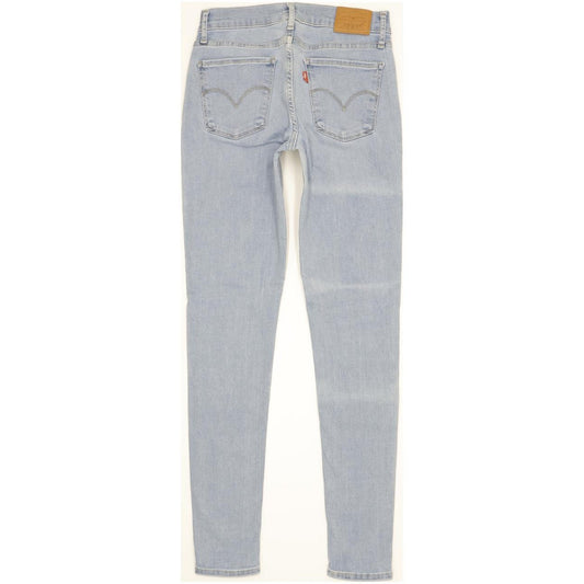 Levi's 710 Super Women Blue Skinny Slim Stretch Jeans W27 L30