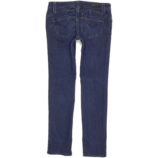 Levi's Demi Curve Women Blue Straight Slim Stretch Jeans W30 L31